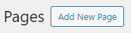 Add New Page Button